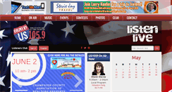 Desktop Screenshot of country1059.com